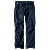 Carhartt Washed Duck FR Work Dungaree in navy